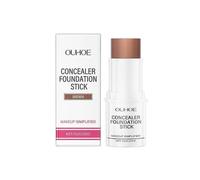 Ouhoe Brown Concealer Stick Foundation Portable Lightweight Moisturizing Lightweight Natural Moisturizing