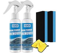 OUHOE Iron Powder Remover, Car Rust Removal Spray per auto, Rust Inhibitor Derusting Spray, for Rust Removal of Various Metal Automobile (2p-100ml)