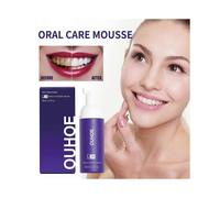 OUHOE Teeth Cleansing Mousse Anti Bore Toothpaste for Cleaning Gum, Refreshing Breath, Brightening and Whitening Teeth