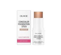 Ouhoe Wheatcolor Concealer Stick Moisturizes Light, Oil Control And Blemishes Portable Foundation Stick