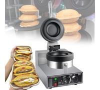 Ouhonix Commercial & Household Burger Maker Machine - Dual-Sided Heating UFO Ice Cream & Waffle Sandwich Press, Non-Stick Pan, Electric (50-300°C)