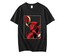 OUHZNUX Anime Tengen Toppa Gurren Lagann Grafica Stampa T degli Uomini della Camicia di Cotone T-Shirt di Grandi Dimensioni Vintage Manga Moda O-Collo Magliette Xs-4Xl