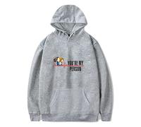 OUHZNUX Felpa con Cappuccio Greys Anatomy American Drama Pullover Girocollo Felpa con Stampa 2D Pullover con Cappuccio Moda Uomo E Donna Inverno Pullover
