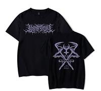 OUHZNUX Lorna Shore T-Shirt Unisex Deathcore Band Merch T Shirt Manica Corta per Giovani Uomini Donne Manica Corta Full Size Xs-4Xl