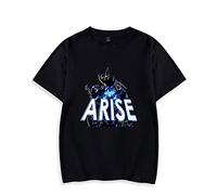 OUHZNUX Solo Leveling Kids Webtoon T-Shirt Anime Cosplay Solo I Level Up T-Shirt in Cotone Stampato Abbigliamento Sciolto Xs-3Xl