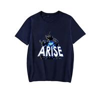 OUHZNUX Solo Leveling Kids Webtoon T-Shirt Anime Cosplay Solo I Level Up T-Shirt in Cotone Stampato Abbigliamento Sciolto Xs-3Xl