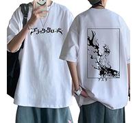 OUHZNUX T Shirt Black Clover Divertente Cartone Animato T degli Uomini della Camicia Manga Anime T-Shirt Unisex Maglietta Hip Hop Top Tee Maschio XXS-XXL