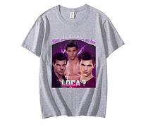 OUHZNUX Tshirt Taylor Lautner T Shirt da Uomo Twilight Jacob Black Fantasy Film T-Shirt Confortevole Manica Corta Vestiti Hip Hop Bambini Magliette E Camicette Xxs-3Xl