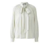 Oui - Camicetta con fiocco in raso - - Blouses & Shirts - Donna - Bianco - L