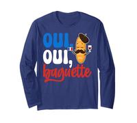 Oui French Baguette Camicia Divertente Panetteria Pasticceria Panetteria Panetteria Maglia a Manica
