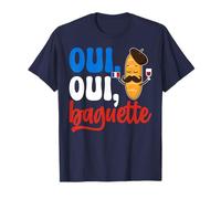 Oui French Baguette Camicia Divertente Panetteria Pasticceria Panetteria Panetteria Maglietta