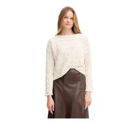 Oui - Maglia Girocollo - - Knitwear - Donna - Beige - S