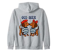 Oui Ner Cane Bassotto In Berretto Bow Bassotto Wiener Ween Felpa con Cappuccio
