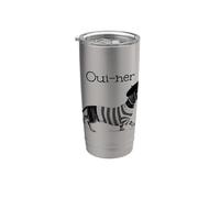 Oui-ner, Cane Weiner Francese, Bassotto, Teckel Bicchiere termico in acciaio inox doppia parete