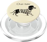 Oui-ner, Cane Weiner Francese, Bassotto, Teckel PopSockets PopGrip per MagSafe