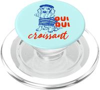 Oui Oui Croissant, Cane divertente, Meme francese PopSockets PopGrip per MagSafe