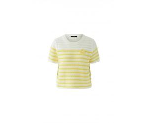 Oui - Pullover a Maniche Corte a Righe - - Knitwear - Donna - Multicolore - XL