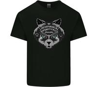 Ouija Board Gatto Scuro Magia Nera Voodoo T-Shirt Ragazzi Ragazze