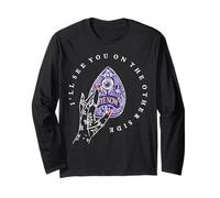 Ouija Board Spirit Psychic Witch Spooky Occulto Halloween Maglia a Manica