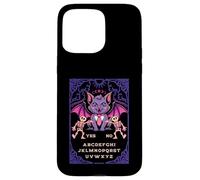 Ouija Board Vampire Cat Sì No Gotico Ouija Pagan Satanic Custodia per iPhone 15 Pro Max