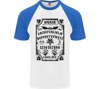 Ouija Board Voodoo Demoni Spiriti Halloween DA UOMO S/S Baseball T-Shirt