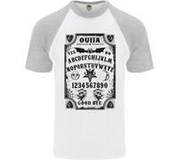 Ouija Board Voodoo Demoni Spiriti Halloween DA UOMO S/S Baseball T-Shirt
