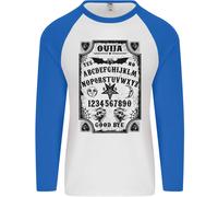 Ouija Board Voodoo Demoni Spiriti Halloween Uomo L/S Baseball T-Shirt
