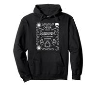 Ouija Ciao Sì No Gothic Ouija Pagan Creepy Paranormal Felpa con Cappuccio