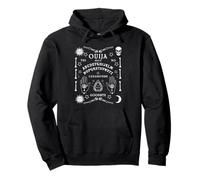 Ouija Ciao Sì No Gothic Ouija Pagan Paranormal Halloween Felpa con Cappuccio