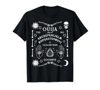Ouija Ciao Sì No Gothic Ouija Pagan Paranormal Halloween Maglietta