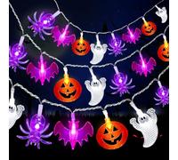 OUILA Halloween Guirnalda Luces, 7M 40 LED Fata di luci di Halloween, 2 modalità di lucine per esterni Decorazione di Halloween, para Halloween Decoración Fiesta Interior Exterior