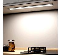 OUILA Luce Armadio LED, Armadio Led con Sensore di Movimento, 41CM Magnetica Ricaricabile Luce Led Sottopensile Dimmerabile Lampada per Cucina Scale Soggiorno Bagno Camere da Letto