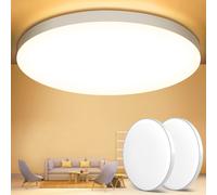 OUILA Plafoniera LED Soffitto 24W [2 Pezzi] Lampada da Soffitto 4000K 2000LM