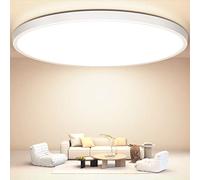 OUILA Plafoniera LED Soffitto 30CM, 24W Lampada da Soffitto LED 4000K 2400LM Rond Plafoniere Moderno Plafoniere da Ufficio per Camera da Letto, Cucina, Balcone, Soggiorno, Corridoio, Bagno