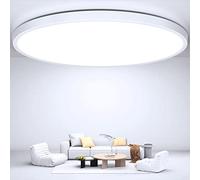 OUILA Plafoniera LED Soffitto 6500K, Ø30CM 24W Lampadario Camera da Letto Moderna 2400LM Bagno IP44 per Cucina, Balcone, Soggiorno, Corridoio, Ufficio