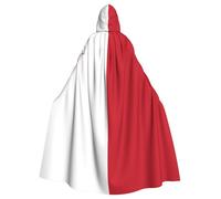 OUInbvv Mantello con cappuccio con bandiera di Malta con stampa a tutta larghezza, perfetto per carnevale in maschera e feste a tema