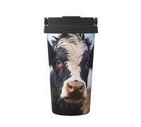 OUInbvv Tazza da caffè isolata portatile con manico nascosto, base antiscivolo, design a prova di perdite, adatta per auto, ufficio e uso domestico