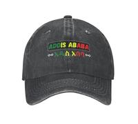OUINCIIC Addis Abeba Capitale Dell'Etiopia Berretto da Baseball Cappelli Berretti Tattici Militari Cappelli Personalizzati per Uomo Donna
