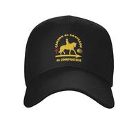 OUINCIIC Berretto da Baseball Personalizzato Camino de Santiago de Compostela a Cavallo per Uomo Donna Cappello Sportivo Regolabile per papà