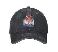 OUINCIIC Berretto da Baseball War Thunder Shotting Game Vintage, Lavato e Consumato, con Scritta World of Planes, per Uomo e Donna, per Tutte Le Stagioni, Morbido