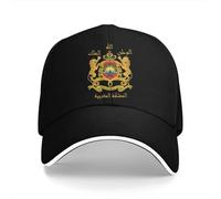 OUINCIIC Cappelli da papà Color Puro, Regno del Marocco, Classici Cappelli da Uomo, Visiera Parasole, Cappellini da Baseball, Berretto con Visiera Marocchino