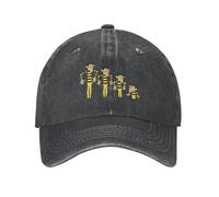 OUINCIIC Cappellini da Baseball Lucky Luke Daltons Yellow Child Escape Prison, Cappellini Estivi Vintage in Cotone Anticato con Chiusura a Scatto, per Uomo e Donna