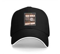 OUINCIIC Cappellino da Baseball da Uomo Lavato Ti Sento Come Le Cattive Ragazze, Sono Cattivo in Tutto, Cappellino Snapback da Camionista, Cappello da papà, Cappelli da Golf Opossum