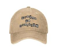 OUINCIIC Cappellino da Baseball in Cotone Personalizzato Camino De Santiago Compostela Pere GR ino da Uomo e da Donna, Traspirante, per Esterni