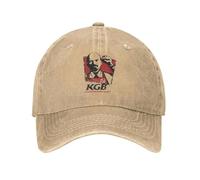 OUINCIIC Cappellino da Baseball KGB Vladimir Le NIN URSS Russia Comunismo Cappellino Lavato usurato Cappellino Casual Outdoor Viaggio Destrutturato Morbido Cappello da Sole