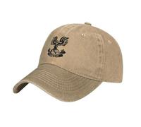 OUINCIIC Cappellino da Baseball Lavato UNSC con Logo delle Nazioni Unite, Vintage, da Camionista, da Uomo, Sportivo, Casual, con Chiusura a Scatto