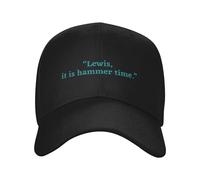 OUINCIIC Cappellino da Baseball Unisex Personalizzato It Is Hammer Time con Scritta Hamiltones 44 Racing, Regolabile, per Uomo e Donna, Sportivo