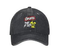 OUINCIIC Cappellino da Baseball Vintage Punks Not Dead The Exploited, da Uomo e da Donna, con Chiusura a Scatto, Lavato e Invecchiato, per allenamenti all'aperto, Regalo