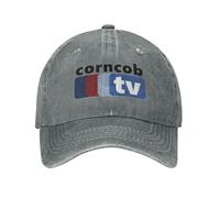 OUINCIIC Corncob TV - Penso Che dovresti andartene con i Cappellini da Baseball Ispirati a Tim Robinson, Cappelli in Denim, Cappelli Sportivi da Baseball, Cappelli da Cowboy