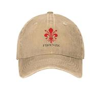 OUINCIIC Firenze - Firenze - Italia Cappellini da Baseball Snapback Cappelli in Denim Cappellini da Esterno Regolabili Cappellino da Baseball Hip Hop Cappello da Cowboy